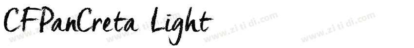 CFPanCreta Light字体转换